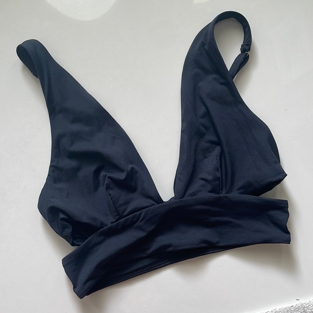 Vitamin A cutout bathing suit top
